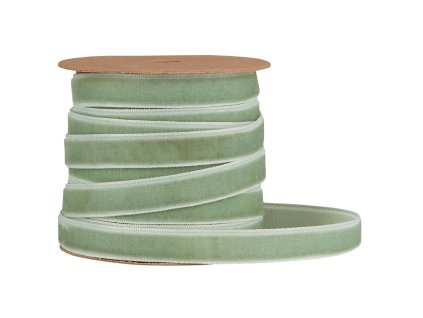 Sametová stuha "Dusty Green" IB Laursen