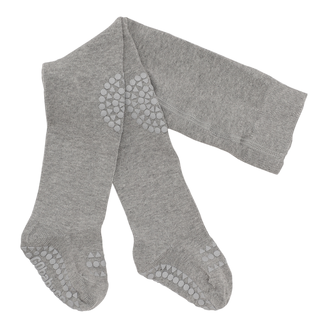 Protiskluzové punčochy "Grey Melange" GoBabyGo VELIKOST: 1-1,5 roku
