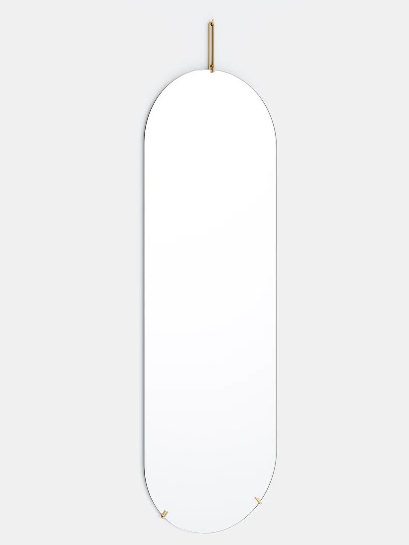 Vysoké nástěnné zrcadlo 133 cm "Brass" MOEBE
