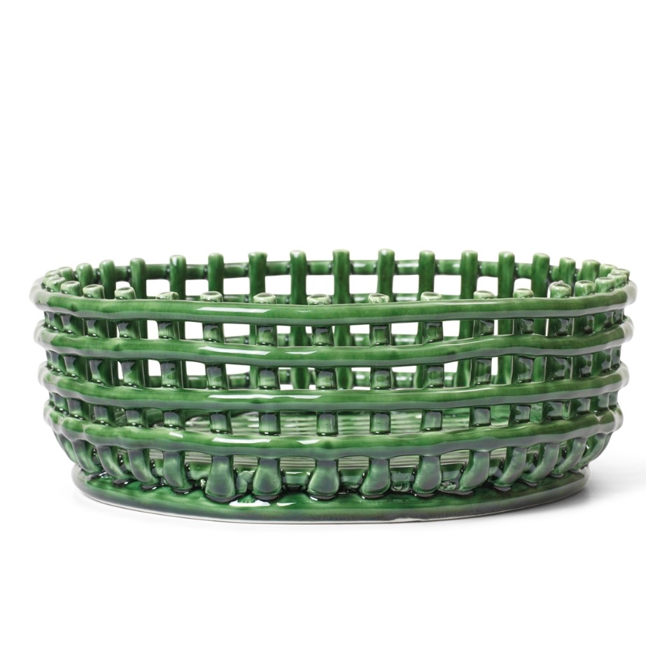 Keramická mísa Centrepiece "Emerald Green" ferm LIVING