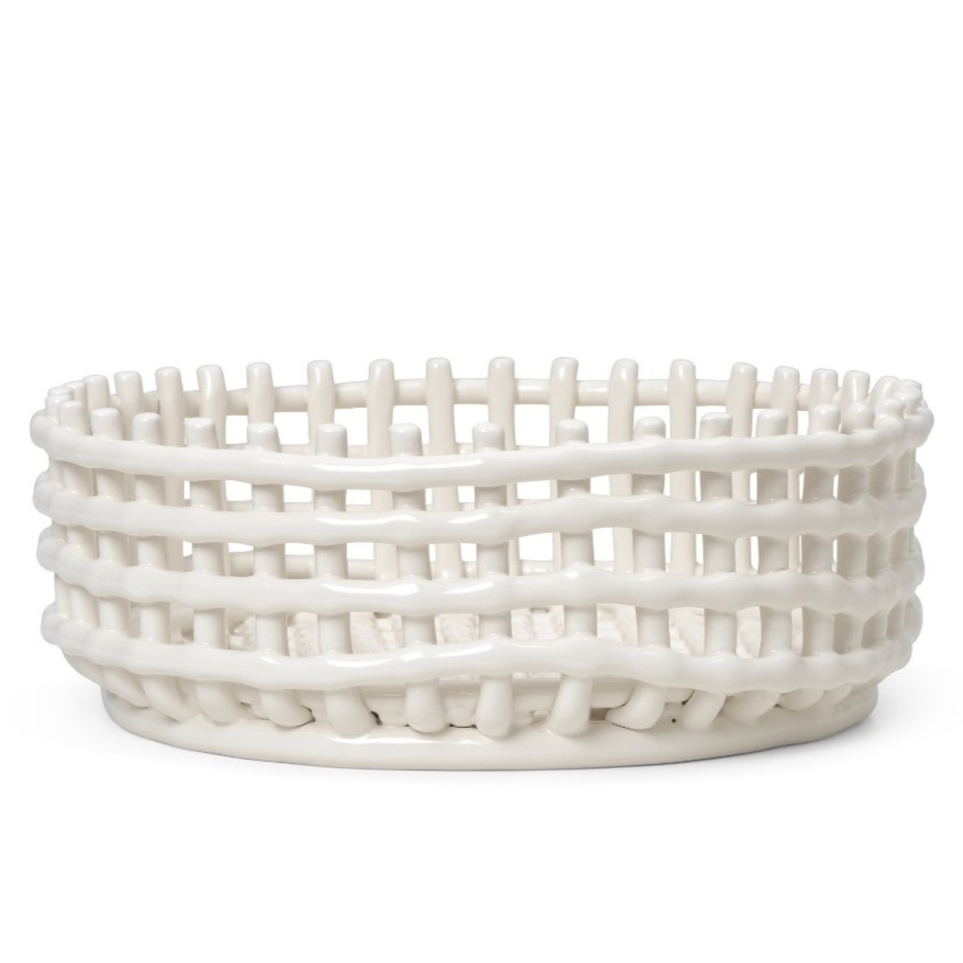 Keramická mísa Centrepiece "Off-white" ferm LIVING