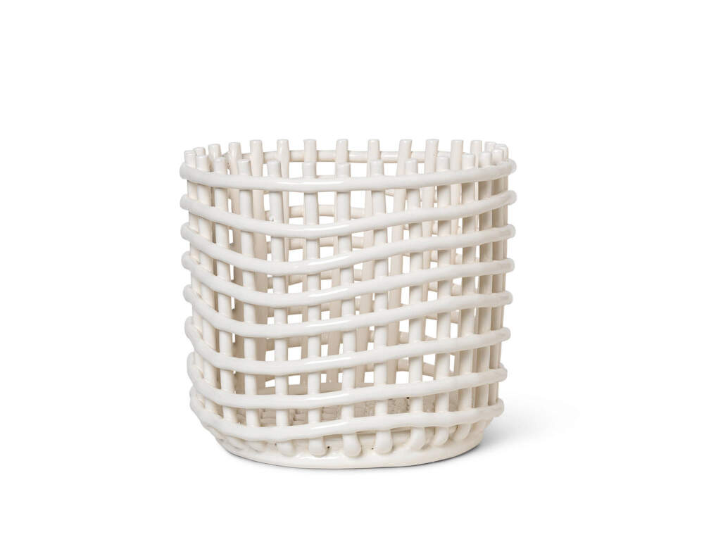 Keramický organizér Large "Off-white" ferm LIVING