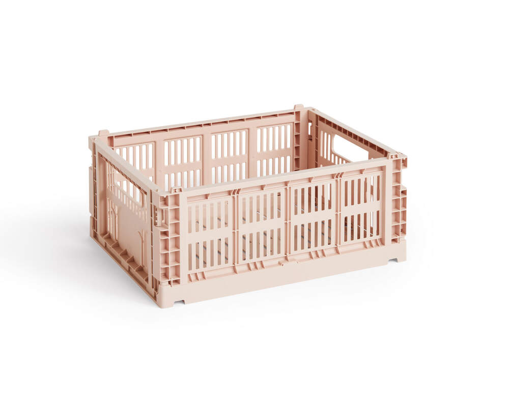 HAY DESIGN Úložný box Colour Crate Medium "Powder" HAY
