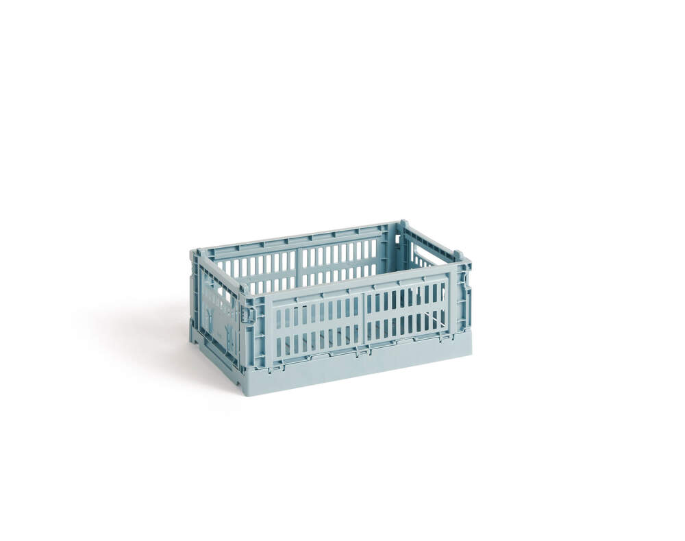 HAY DESIGN Úložný box Colour Crate Small "Dusty Blue" HAY