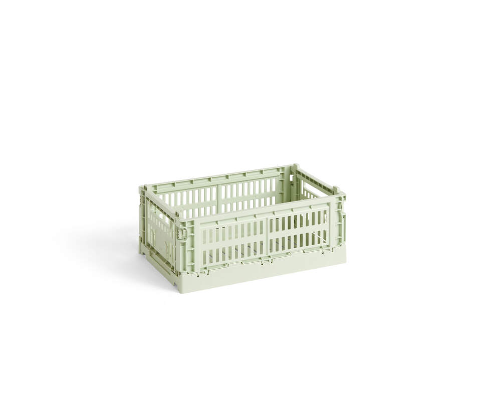 HAY DESIGN Úložný box Colour Crate Small "Mint" HAY
