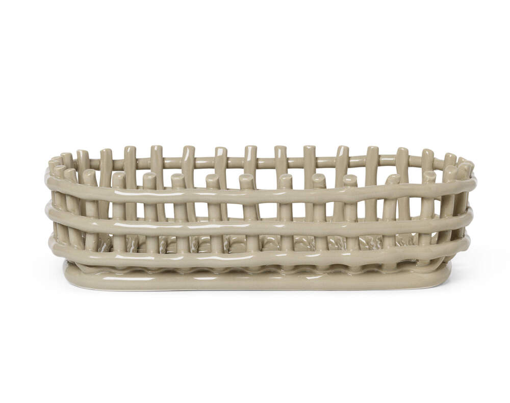 Keramická mísa Oval "Cashmere" ferm LIVING