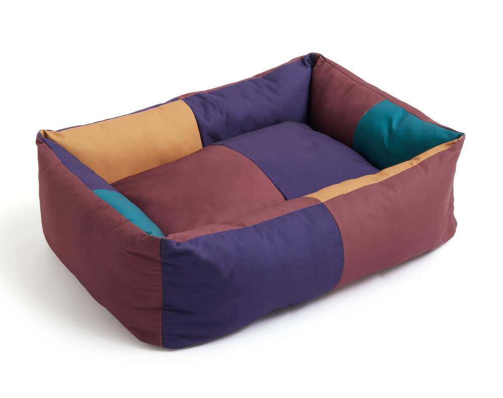 HAY DESIGN Pelíšek pro psy Large "Burgundy / Green" HAY