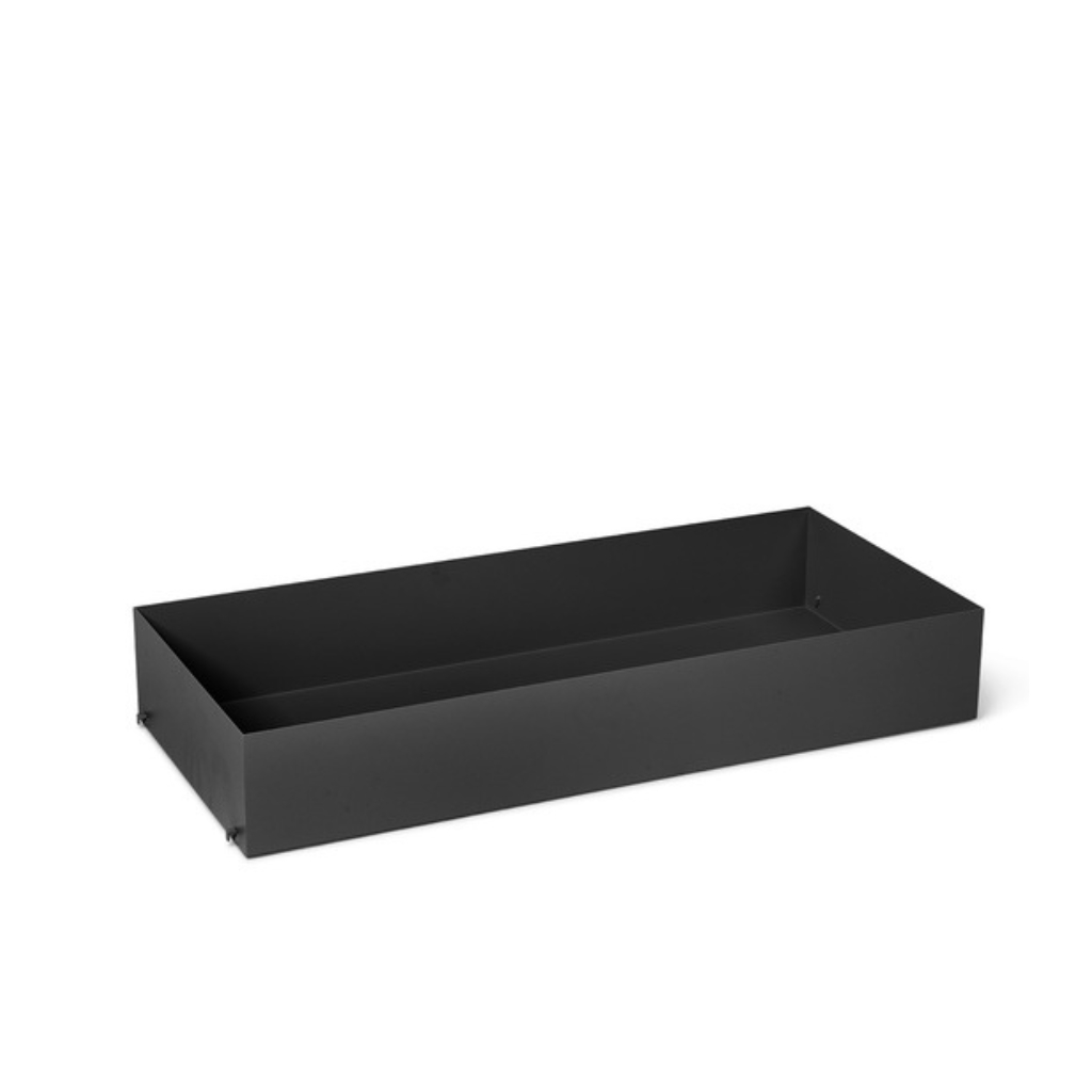Policový systém Punctual - policový box ferm LIVING BARVA: Antracit