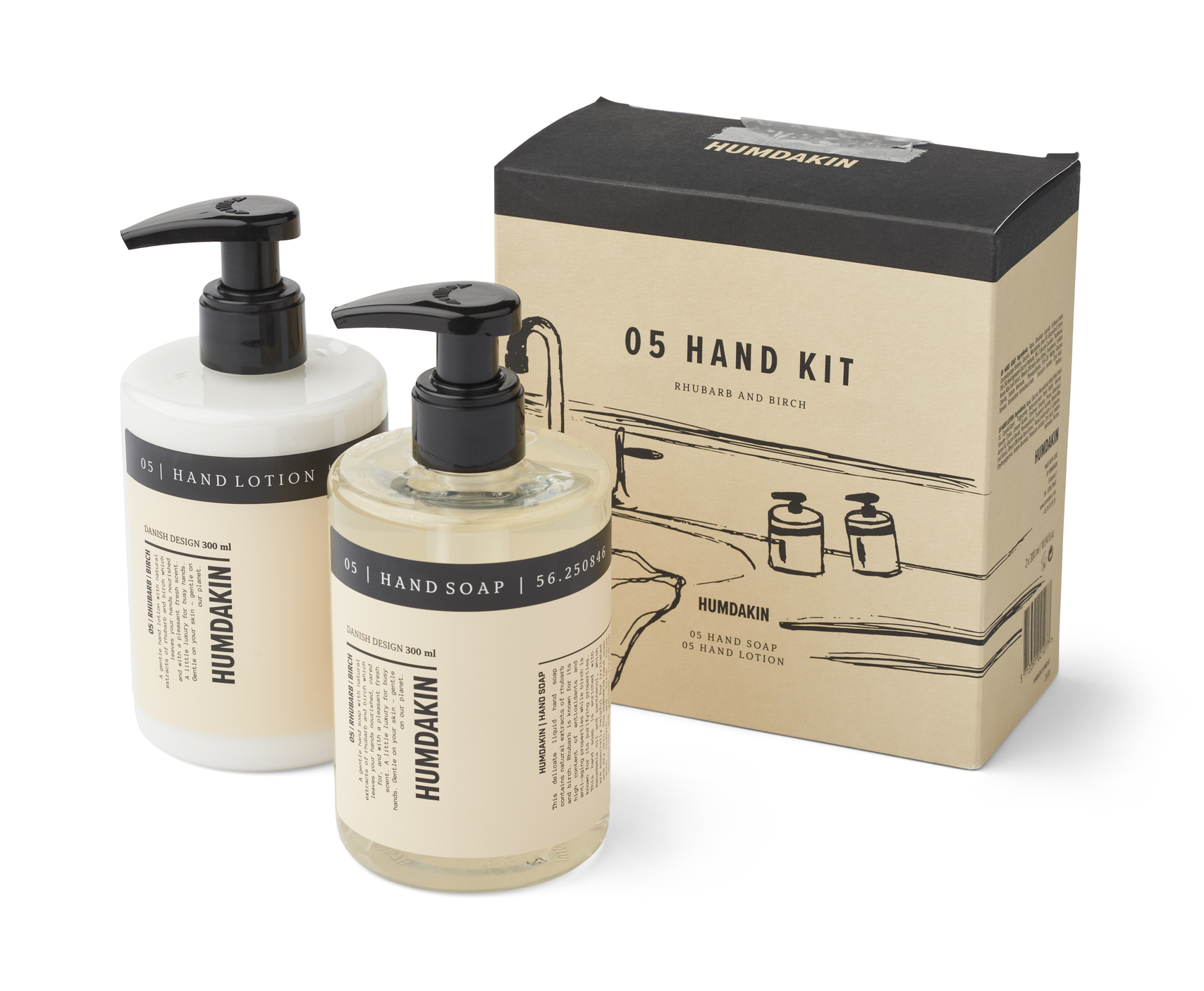 Set pro péči o ruce "Rhubarb & Birch" Humdakin