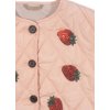 Prošívaná dívčí bunda Flora "Strawberry" Konges Sløjd