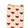 Bavlněné šortky se srdíčky "Amour Rouge" Konges Sløjd