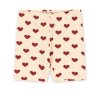 Bavlněné šortky se srdíčky "Amour Rouge" Konges Sløjd