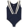 Jednodílné dívčí plavky Sailor "Navy Blazer" Konges Sløjd