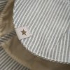 Pruhovaný klobouček na zavazování "Desert Sage" HUTTEliHUT