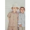 Dětský klobouček ze směsi lnu "Irish Cream" HUTTEliHUT