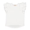 Dívčí triko s volánky Tavora Frill "Gentle White" MarMar