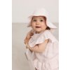 Lněný klobouček Alba Baby "Mauve Rose" MarMar