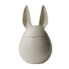 Keramická dóza s králičími oušky ve vanilkové barvě od švédské značky DBKD