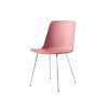 Židle Rely HW6 "Chrome / Soft Pink" &Tradition