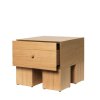 Noční stolek Kuben 1 x 1 "Natural Oak" ferm LIVING