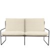 Dvojmístná sedačka Desert Pure Bouclé "Black/ Off-white" ferm LIVING
