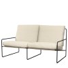 Dvojmístná sedačka Desert Pure Bouclé "Black/ Off-white" ferm LIVING