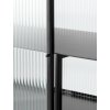 Komoda Haze Reeded Glass "Black" ferm LIVING