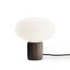 Stolní lampa Karl-Johan "Smoked Oak / White Opal Glass" New Works