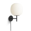 Nástěnná lampa Lantern Medium "Black / White Opal" New Works