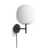 Nástěnná lampa Lantern Medium "Black / White Opal" New Works
