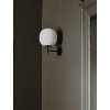 Nástěnná lampa Lantern Medium "Black / White Opal" New Works