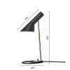 Stolní lampa AJ Mini Table "Black / Brass" Louis Poulsen