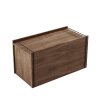 Dřevěný úložný box Storage "Smoked Oak-Black" MOEBE