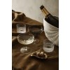 Skleničky Ripple Champagne Saurces - 2 kusy "Clear" ferm LIVING