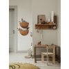 Nástěnná police / věšák Place Medium "Oak" ferm LIVING