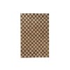 Koberec Check 140 x 200 cm "Coffee / Natural" ferm LIVING