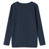 Dětské triko z modalu s dlouhým rukávem a knoflíčky "Pilot Navy" MarMar