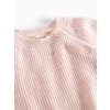 Merino svetr pro miminka ze zapínáním na knoflíčky - v růžové barvě, od značky MarMar - detailní pohled přední část