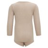 Merino body pro nejmenší prďolky v béžové barvě od značky Minimalisma - pohled zezadu