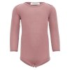 Merino body pro nejmenší prďolky v růžové barvě od značky Minimalisma