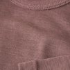Dětské body ze směsi vlny a hedvábí v růžové barvě - detail materiálu