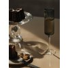 Skleničky Ripple Champagne Flutes v černé barvě na šampaňské nebo prosecco