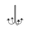 Ocelový svícen Sway Candelabra "Black" ferm LIVING