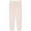 Žebrované merino legíny s proužky v krémové barvě od značky Copenhagen Colors