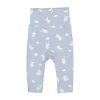 Legíny pro miminka s vysokým pasem v modré barvě se vzorem Moominků od MarMar
