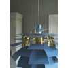 Závěsné svítidlo PH Artichoke Ø 60 cm "Dusty Blue / Brass" Louis Poulsen