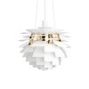 Závěsné svítidlo PH Artichoke Ø 48 cm "Soft White / Brass" Louis Poulsen