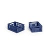 Úložné boxy Colour Crate X Small "Dark Blue" - 2 kusy HAY