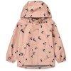 Nepromokavá růžová bunda s ostružinami pro holčičky od Liewood