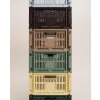 Úložné boxy Colour Crate od značky HAY v mnoha barevných provedeních